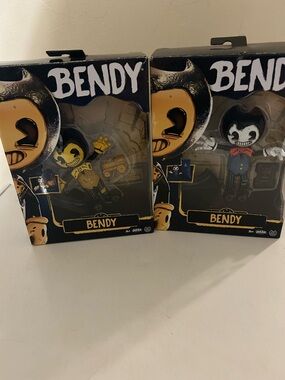 2 BENDY AND THE INK MACHINE THE ILLUSION OF LIVING BOOK ACTION FIGURE NEW